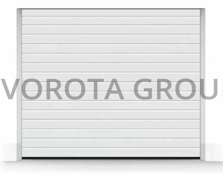 Секционные ворота для гаража Alutech белого цвета 2000x2100